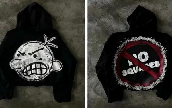 Design Angry Cartoon Hoodie Black - 1
