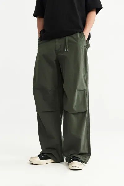 Design Cargo Pants Army Green - 16