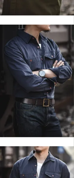 Carhartt Work In Progress Shirt Jacket Army Green Shirt - 7