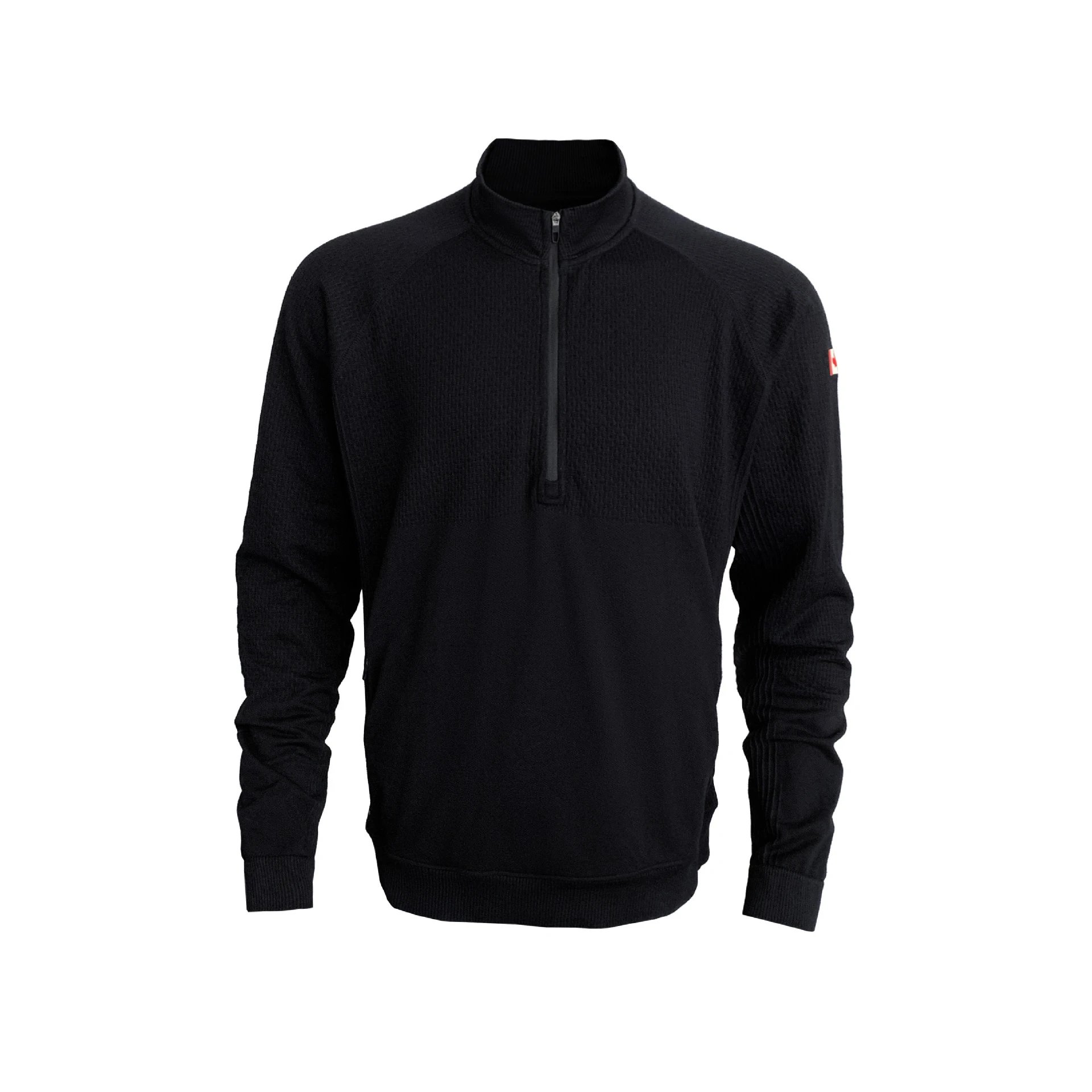 Design Every Day Half-Zip Base Layer Beige Performance Top Base Layer - 4