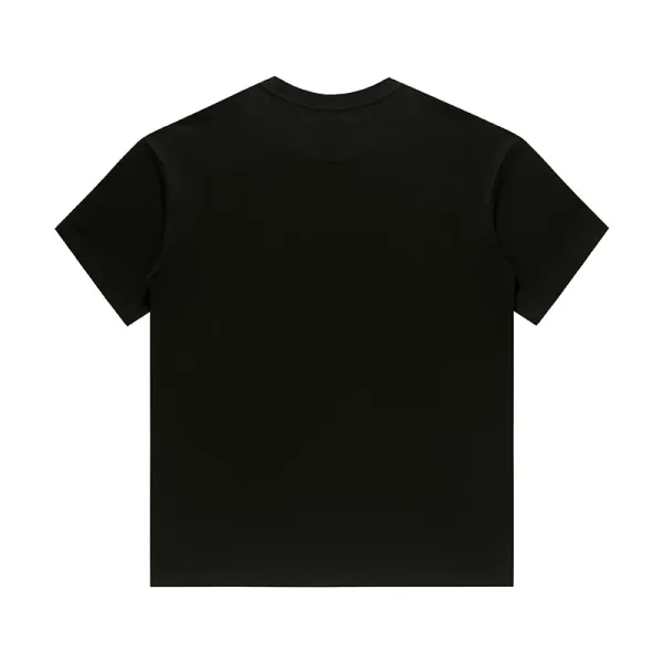 Design Dragon Embroidered Circle T-Shirt Black - 3