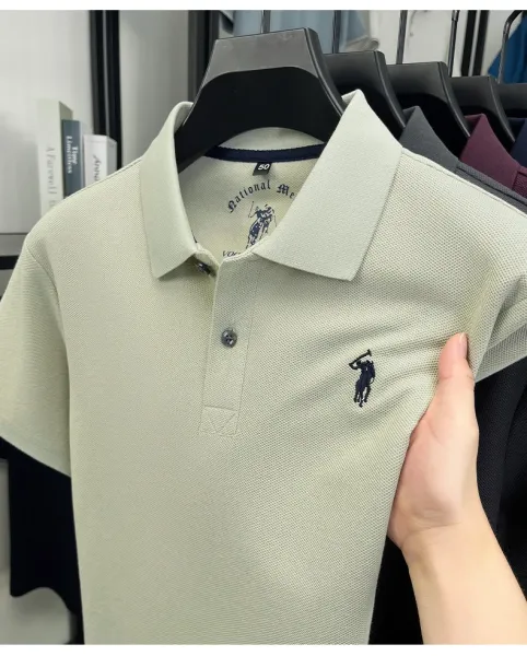 Design Polo Ralph Lauren Classic Fit Pique Polo Shirt Charcoal Gray Tops.polo - 40