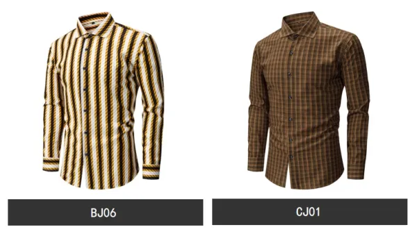 Design Classic Plaid Brown Shirt - 16
