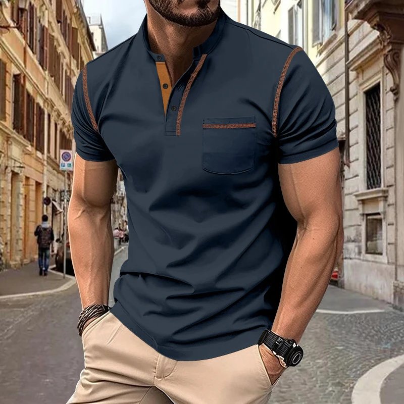 Design Henley T-Shirt Army Green - 12