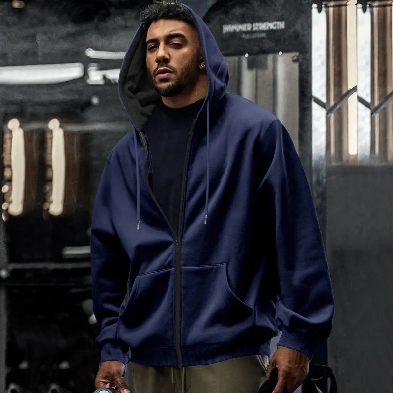 Design Basic Full-Zip Hoodie Black - 19