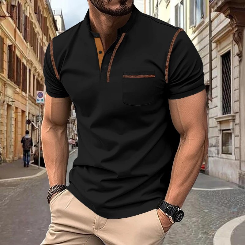 Design Henley T-Shirt Army Green - 19