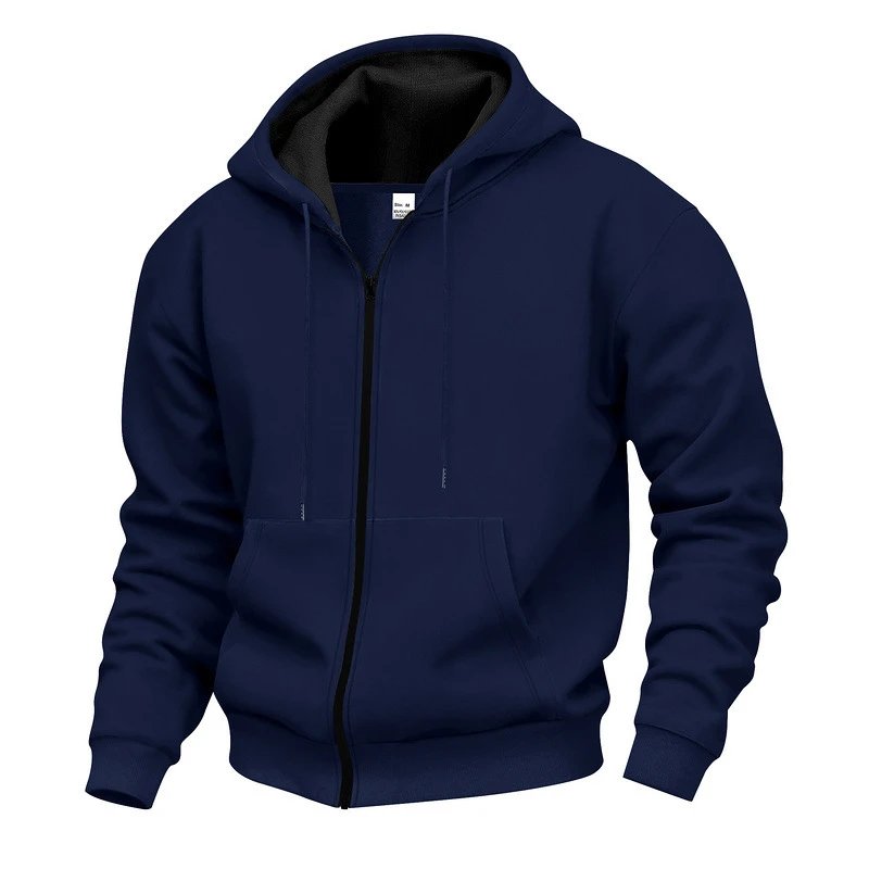 Design Basic Full-Zip Hoodie Black - 22