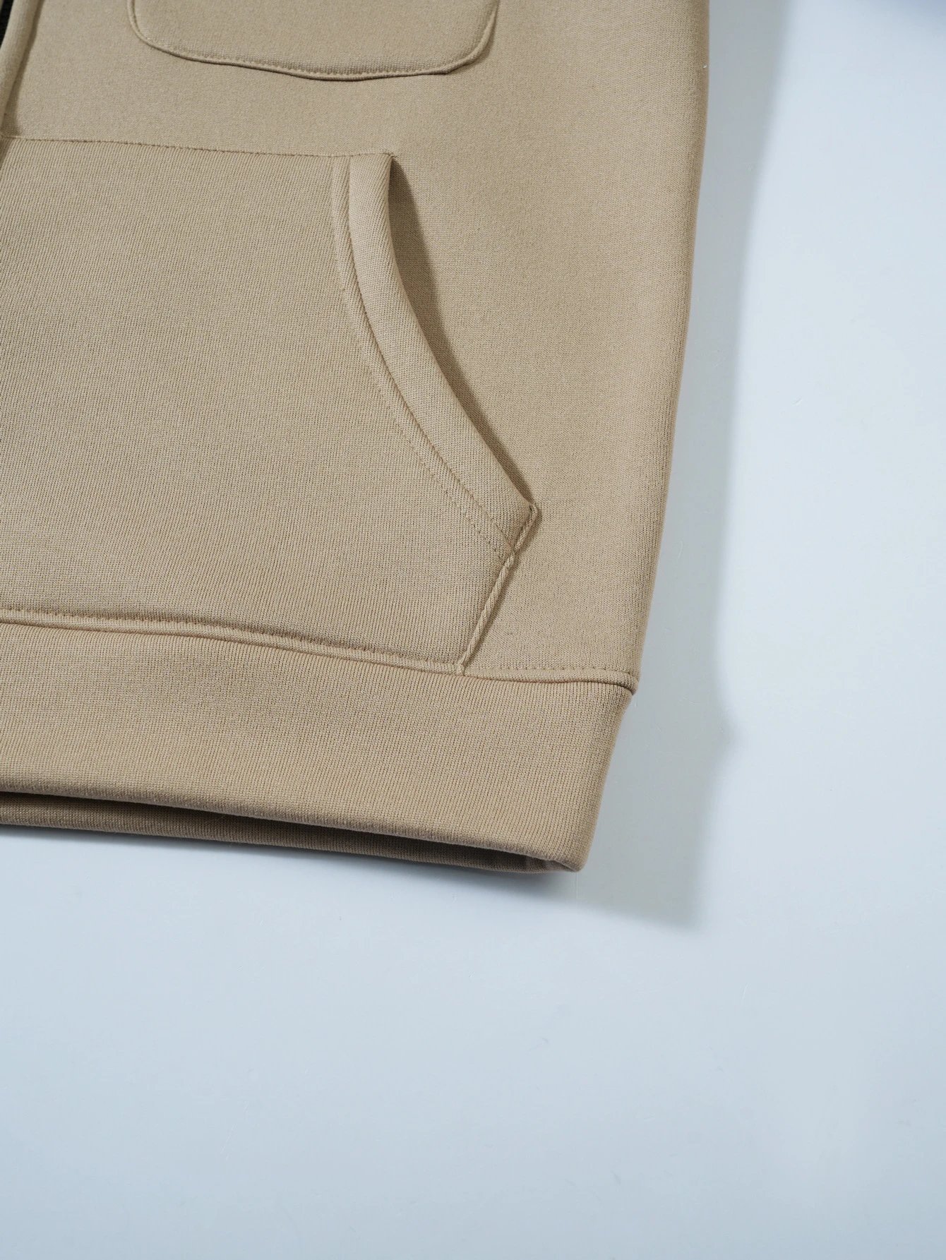 Design Zip-Up Hoodie with Utility Pockets Charcoal Gray Hoodie - 9