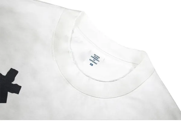 Design Restricted Graphic Print White T-Shirt - 20