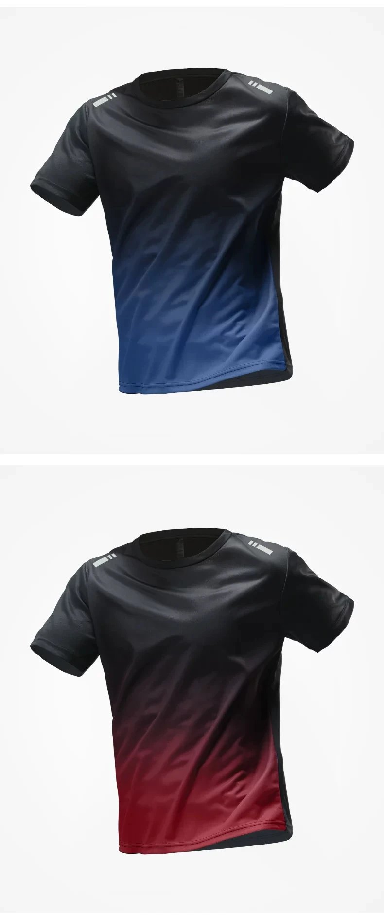 Design Gradient Performance Set Black-Blue Activewear - 4