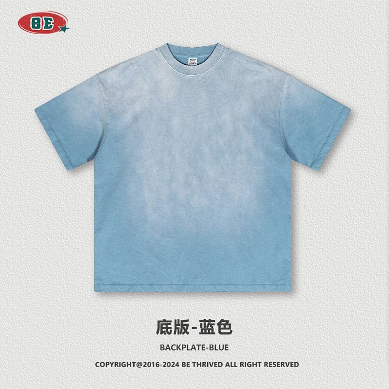 BE Thrived Backplate-Blue T-Shirt T-Shirts