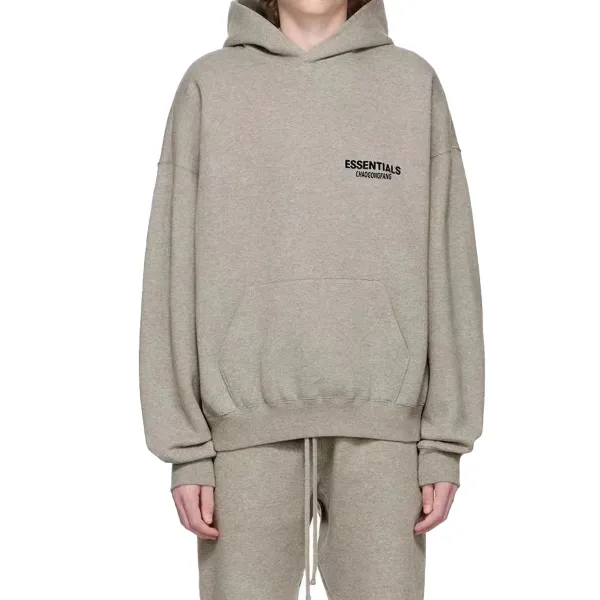 Fear of God Essentials Hoodie Beige - 1
