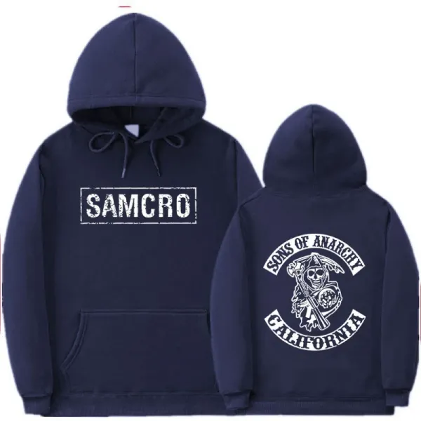 Design Sons of Anarchy SAMCRO Hoodie Navy Hoodie - 1