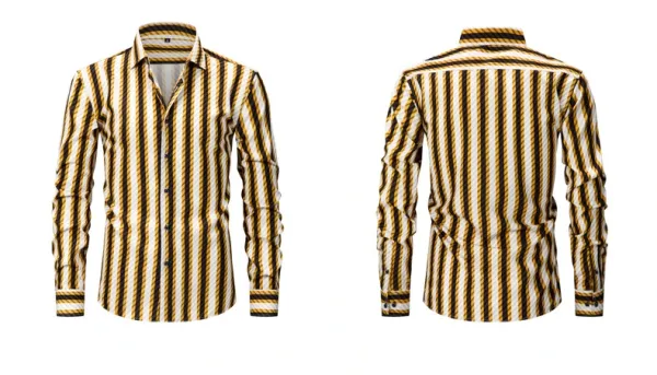 Design Classic Plaid Brown Shirt - 30
