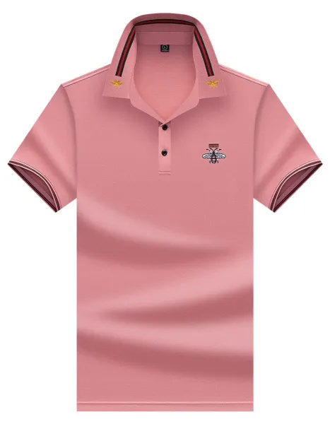 Design Bee Embroidered Polo Navy Blue Tops.polo - 19