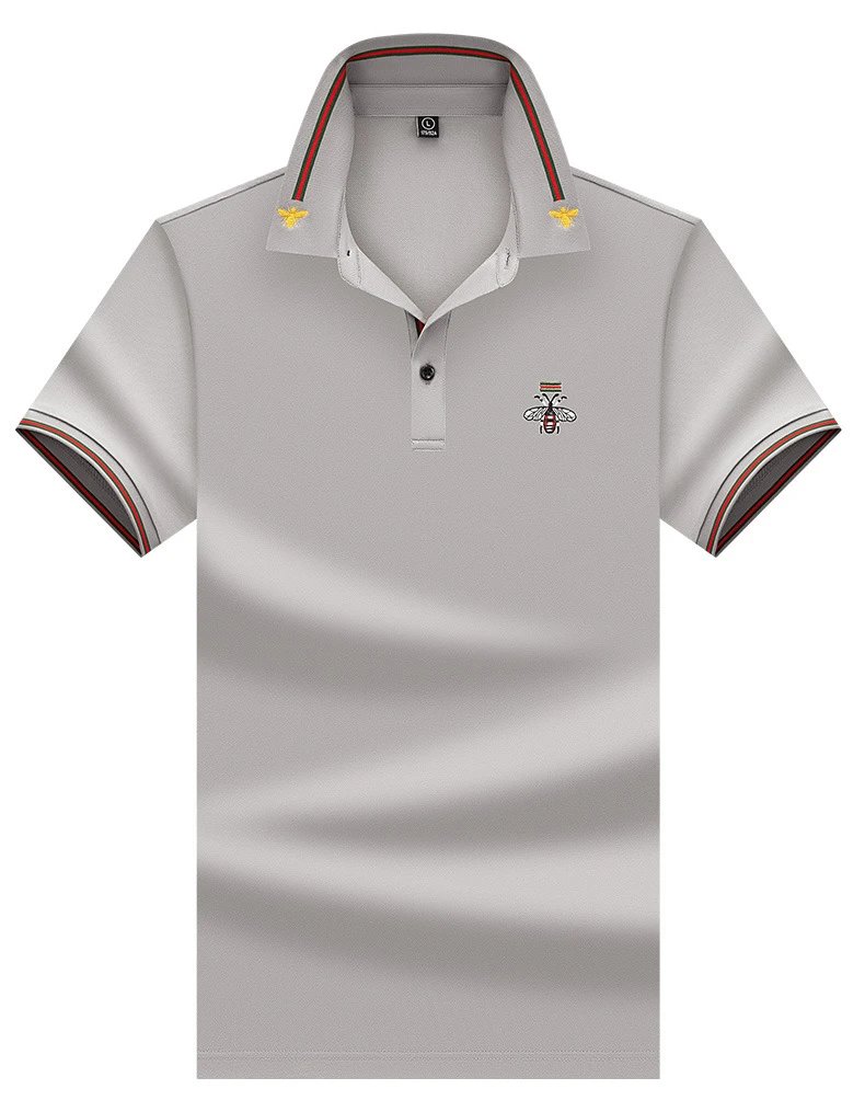 Design Bee Embroidered Polo Navy Blue Tops.polo - 29