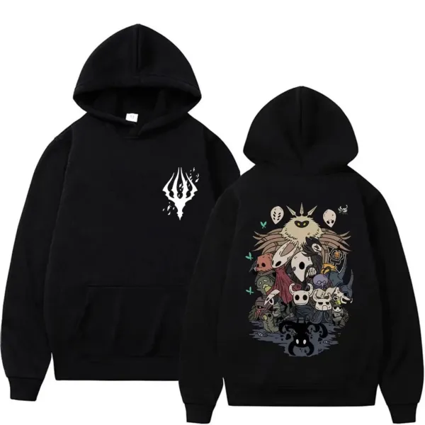 Design Hollow Knight Graphic Hoodie Black - 1