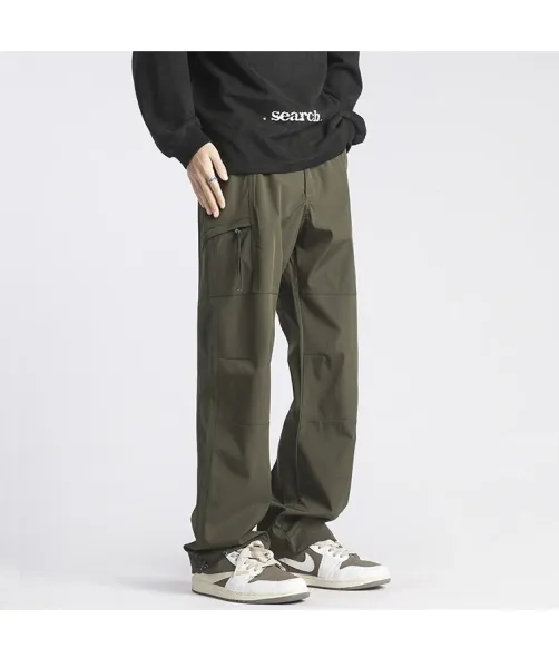 Design Cargo Pants Black Streetwear Pants - 12