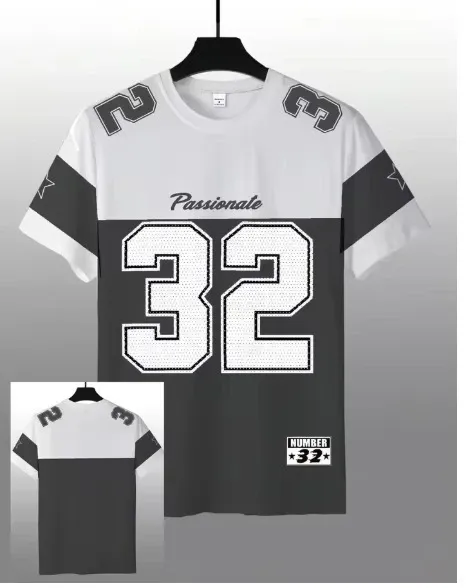 Design New Jersey 93 Graphic Tee White T-Shirt T-Shirts - 9