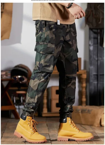 Carhartt Work In Progress Camo Cargo Pants Multicolor Pants - 14