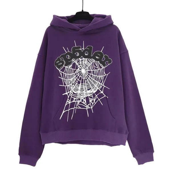 Design Atlanta Spiderweb Graphic Pink Hoodie - 19