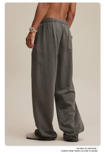 Design BE Thrived Medium Gray Drawstring Waist Pants - 56