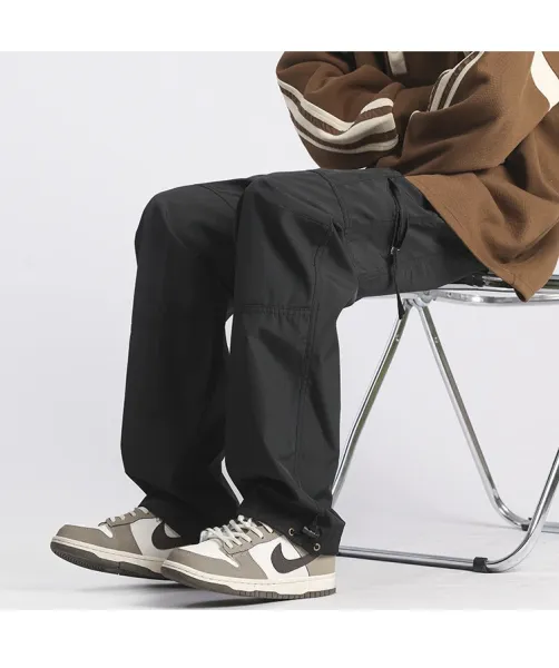 Design Cargo Pants Black Streetwear Pants - 26