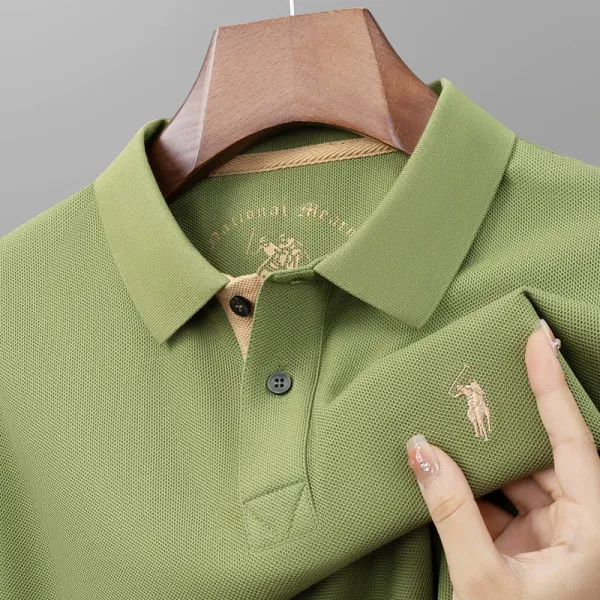 Polo Ralph Lauren Classic Fit Piqué Polo Shirt Olive Green - 1