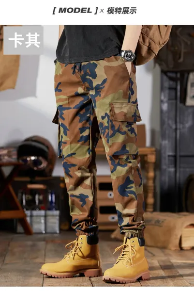 Carhartt Work In Progress Camo Cargo Pants Multicolor Pants - 9