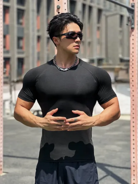 Design Performance Compression T-Shirt White Base-Layer - 21