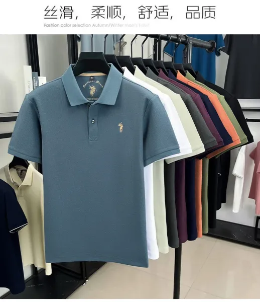 Design Polo Ralph Lauren Classic Fit Pique Polo Shirt Charcoal Gray Tops.polo - 5