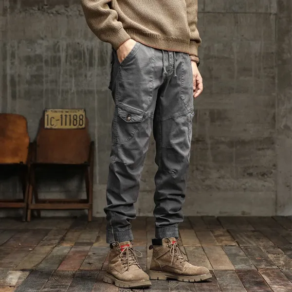 Carhartt Work In Progress Cargo Jogger Pants Gray - 1