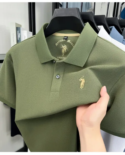 Design Polo Ralph Lauren Classic Fit Pique Polo Shirt Charcoal Gray Tops.polo - 24
