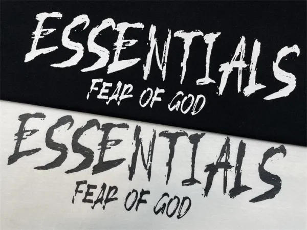 Fear of God Essentials Logo Print White T-Shirt - 16