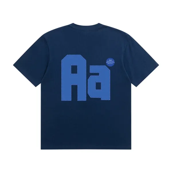 hA. Aa Graphic Print Navy T-Shirt - 1