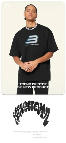 Design 3 Logo Graphic T-Shirt Metal Black - 9