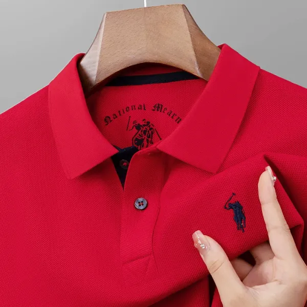 Polo Ralph Lauren Classic Fit Polo Red Polo Shirt - 1