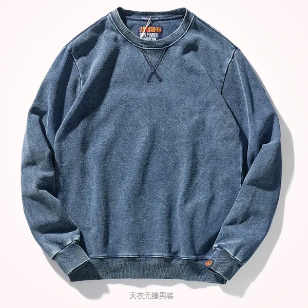 Design AMANAI Our Power Basic Crewneck Sweatshirt Charcoal Gray Sweater - 6
