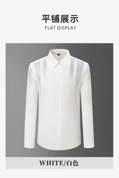 Design Crystal-Embellished Black Formal Shirt Tops Shirt - 18