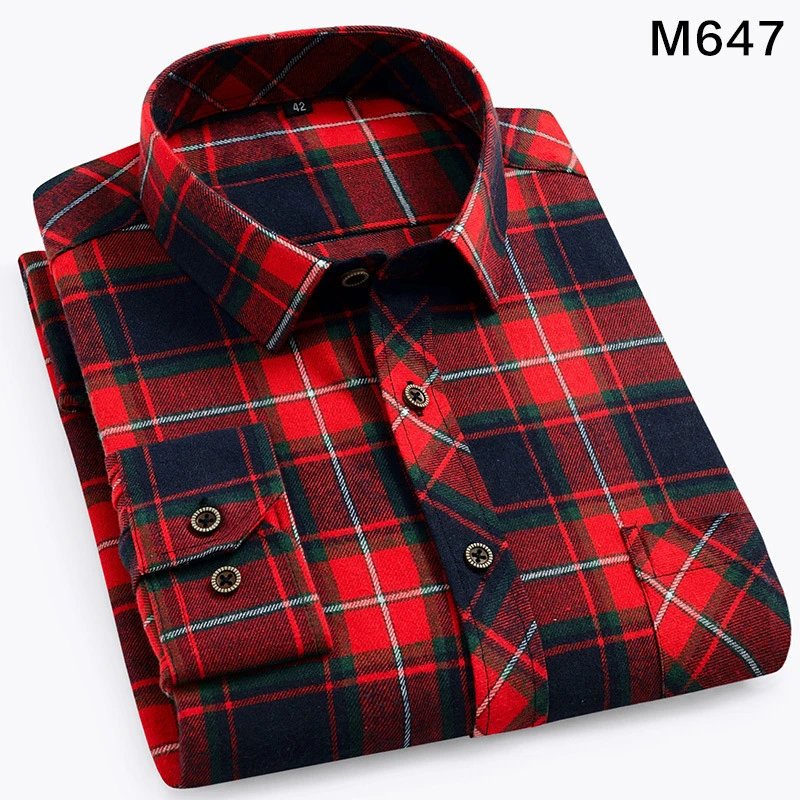 Design -6618 Yellow Navy Plaid Shirt - 17