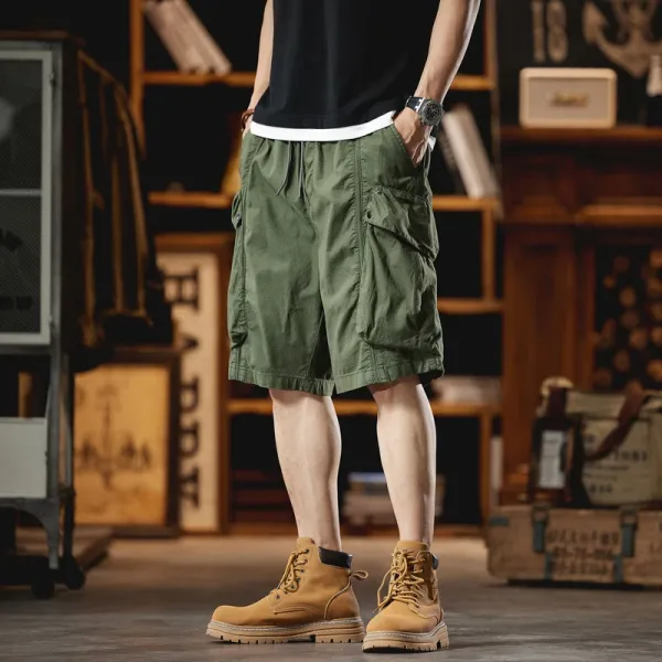 Carhartt Work In Progress Cargo Shorts Army Green Shorts - 1