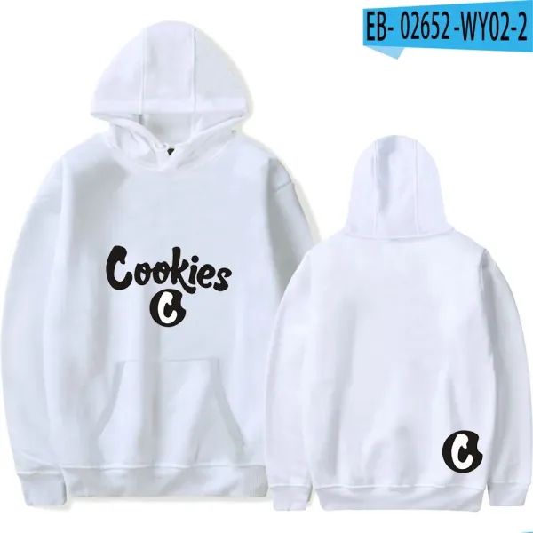 Design Cookies Hoodie White Hoodie - 1