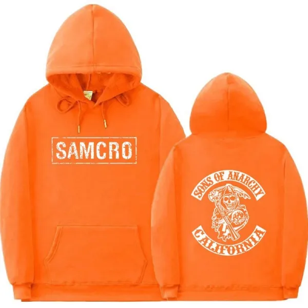 Design Sons of Anarchy SAMCRO Orange Hoodie - 1