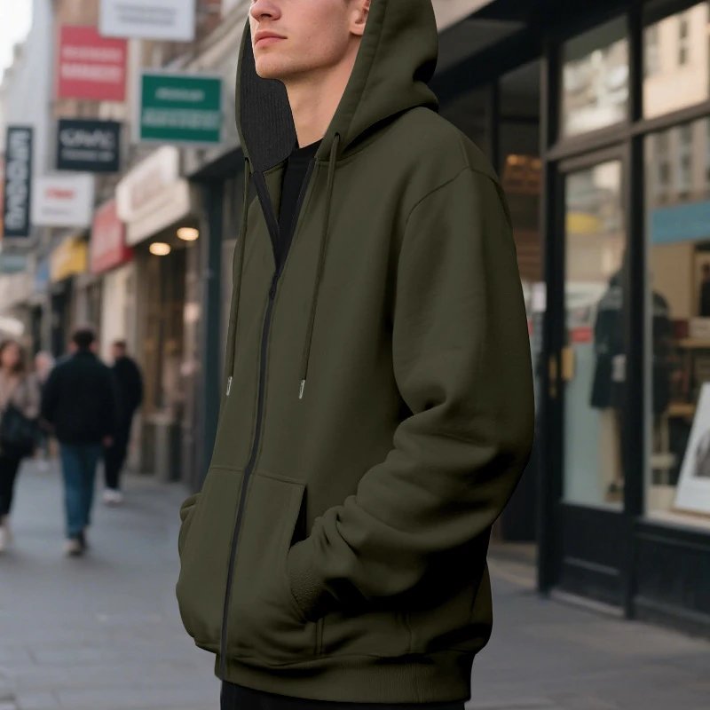 Design Basic Full-Zip Hoodie Black - 28