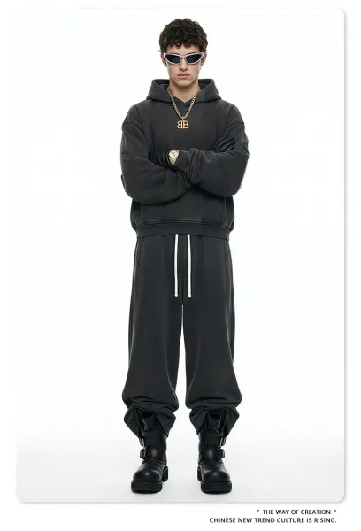 Design BE Thrived Vintage Dark Green Sweatpants - 31