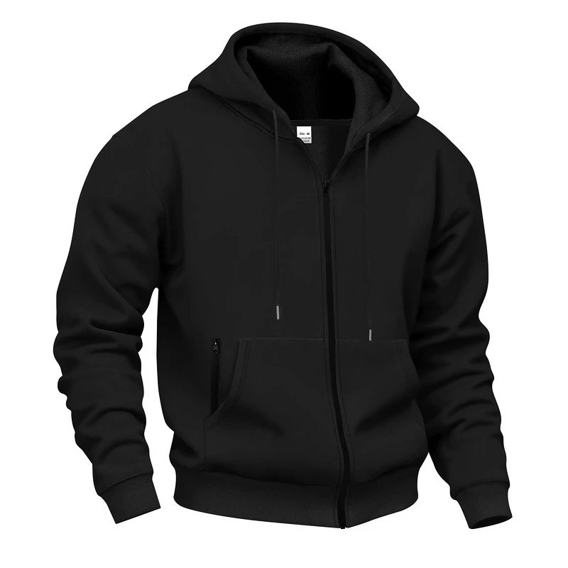 Design Basic Full-Zip Hoodie Black - 13