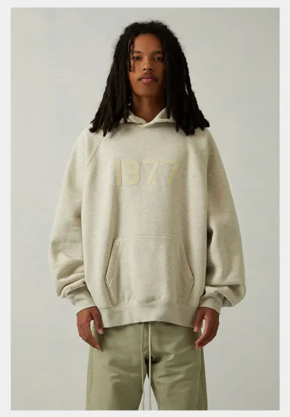 Design 1977 Graphic Hoodie Gray - 22