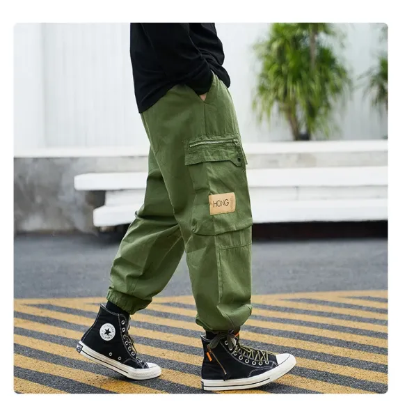 Design TAIWANG Cargo Pants Army Green Pants - 10
