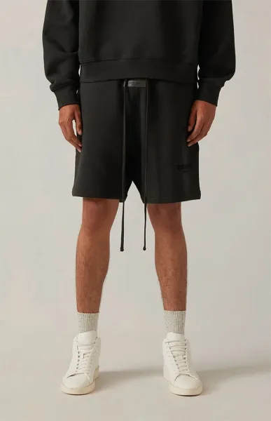 Fear of God Essentials Relaxed Fit Black Shorts - 5