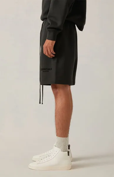 Fear of God Essentials Relaxed Fit Black Shorts - 6